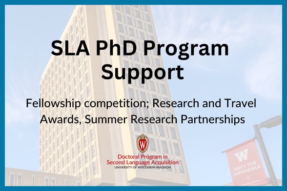 Graphic box for SLA PhD Program Support